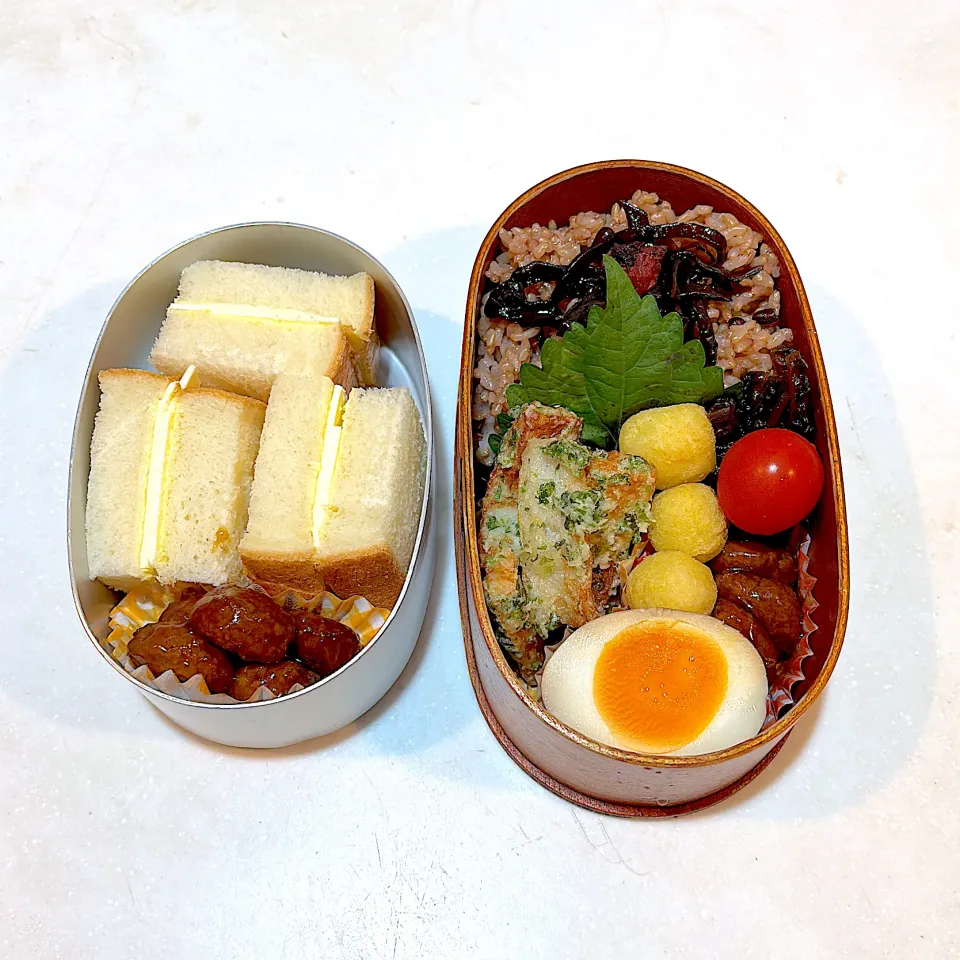 今日のオット弁当と、高３ムスメ弁当。|chi.aさん