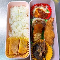 エビフライ/ハンバーグ/いか天弁当|あおのりさん