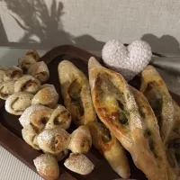 オニオンチーズフランスとエピ