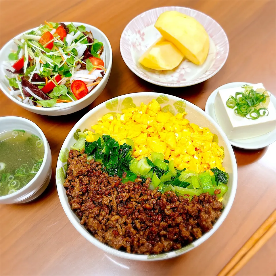 三色そぼろ丼|teritamagoさん