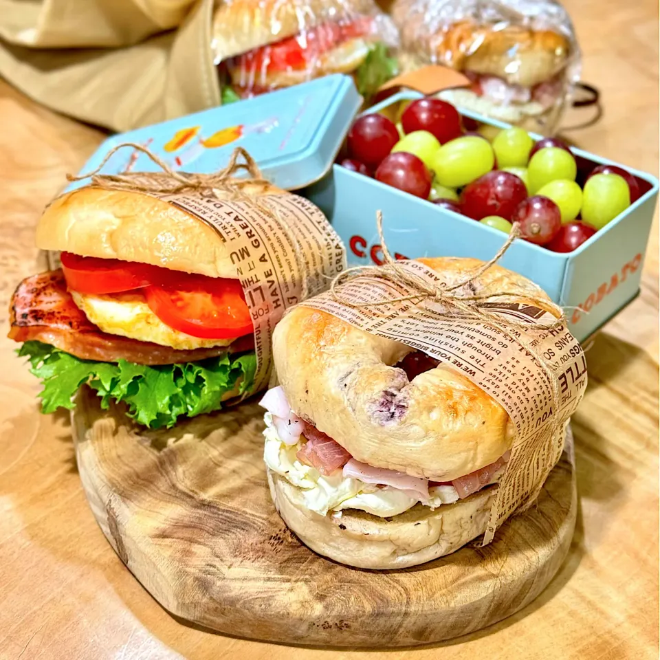 ベーグルサンド弁当|1480_kojiさん