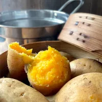 せいろで蒸かし芋♨️安納芋🍠|9421beruさん