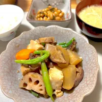 2025/11/07 厚揚げ筑前煮(風)|kykyさん