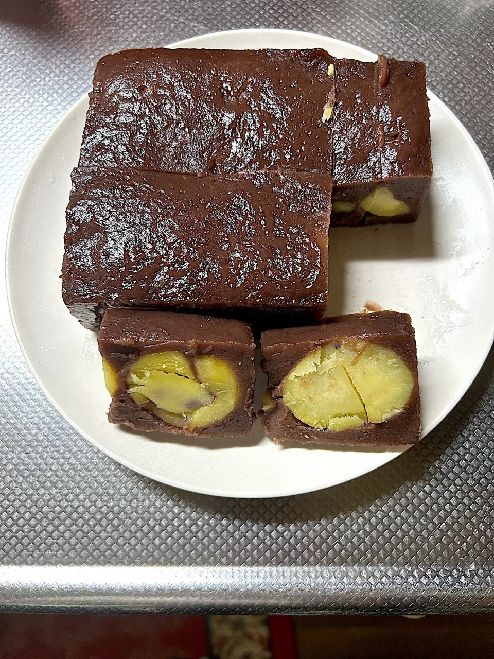 初挑戦の栗蒸し羊羹🌰|ブンタさん