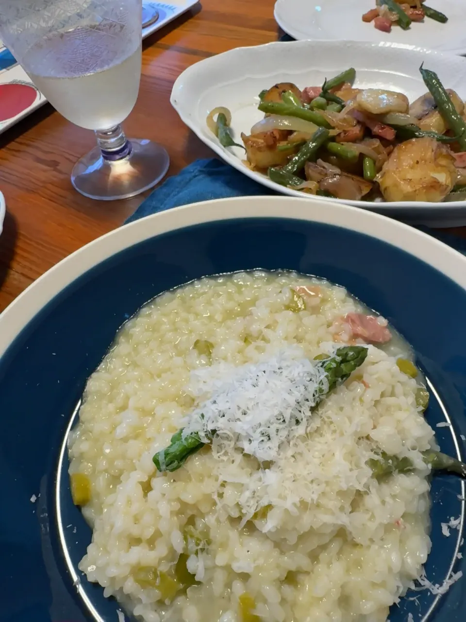 アスパラガスのリゾット & ベルギー風温サラダ|Seiji Kinoshitaさん