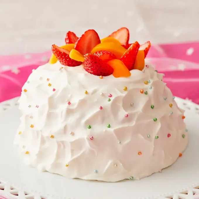 フルーツたっぷりドームケーキ|タカナシ乳業さん