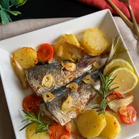 アジnoガーリックハーブ焼き