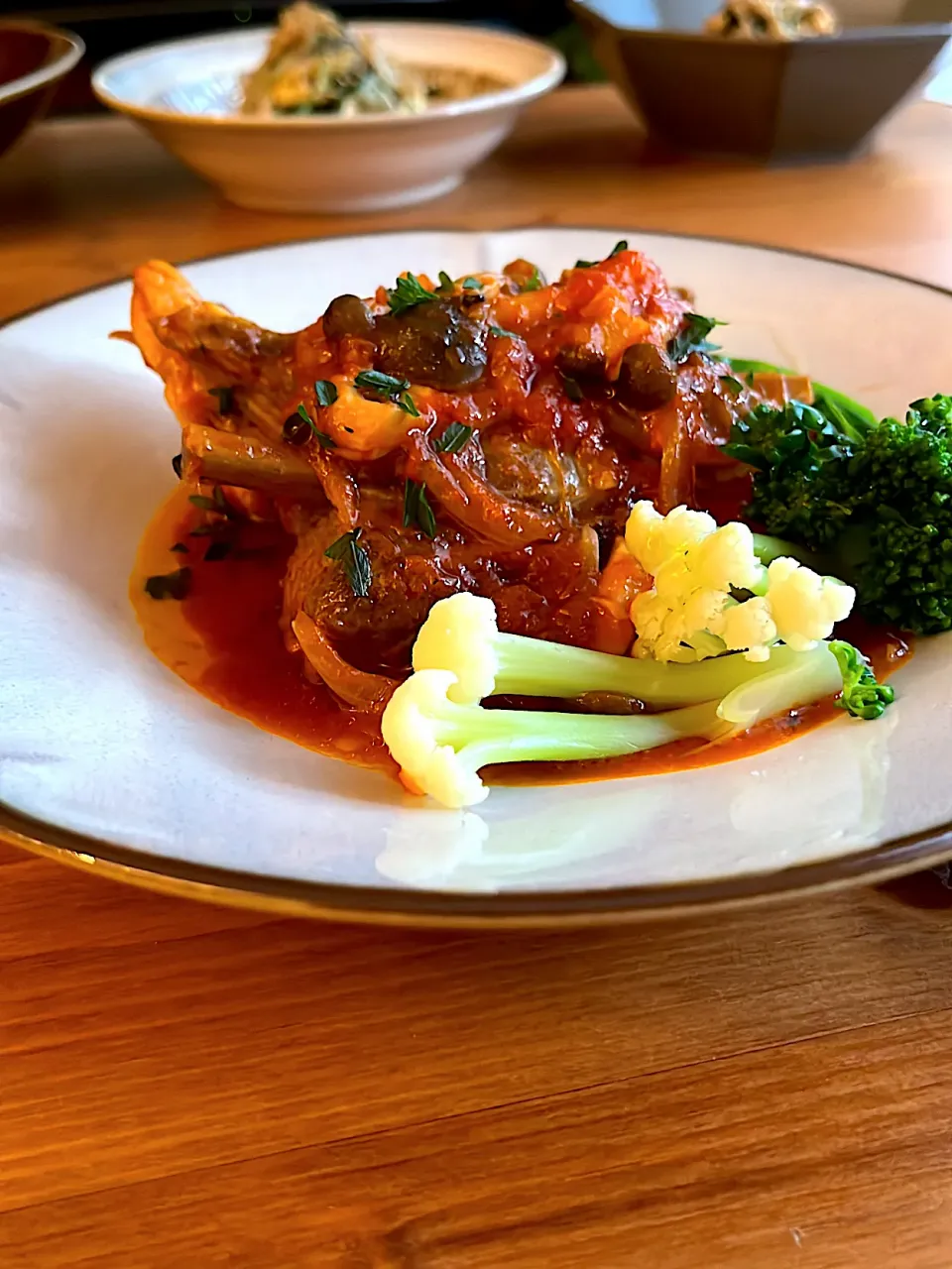 スペアリブのトマト煮|おさかなさん