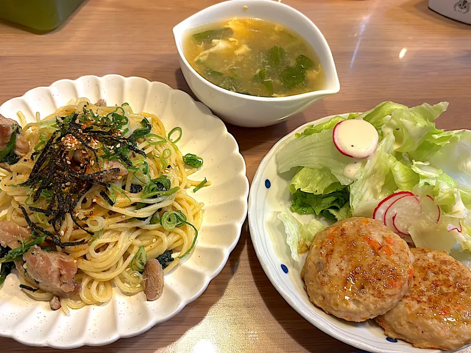 和風パスタメインの夕飯|yukopunさん