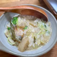 鍋の翌日の雑炊🍲|morimi32さん