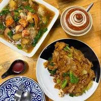 Rad Na & Pad See Ew (Stir Fried Noodles) 🥢🤤|An'leeさん