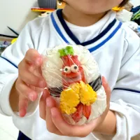 ソーセー人おにぎり| 富士子🍒🐰🍓さん