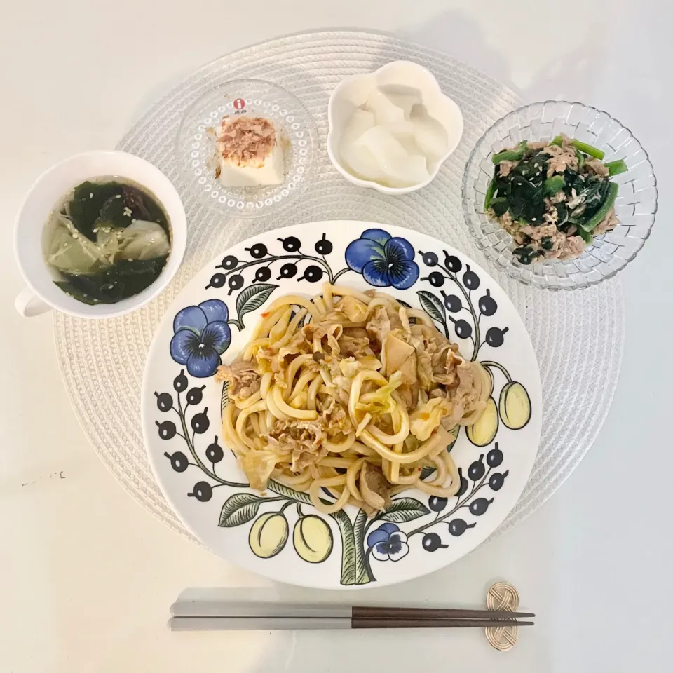 カオマンガイソースの焼きうどん|ranさん