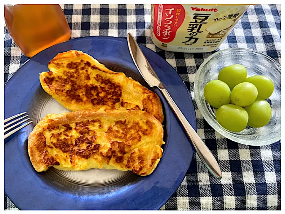 豆乳の力でフレンチトースト🥪もちもち|ワイントンさん
