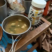 キャンプの味噌汁|ミカさん