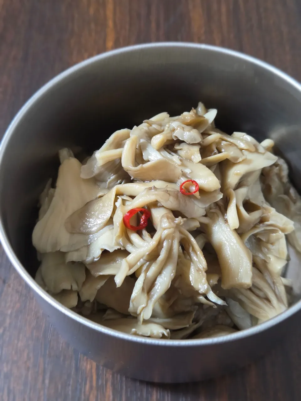 舞茸のめんつゆ漬け|ぱんだのままんさん