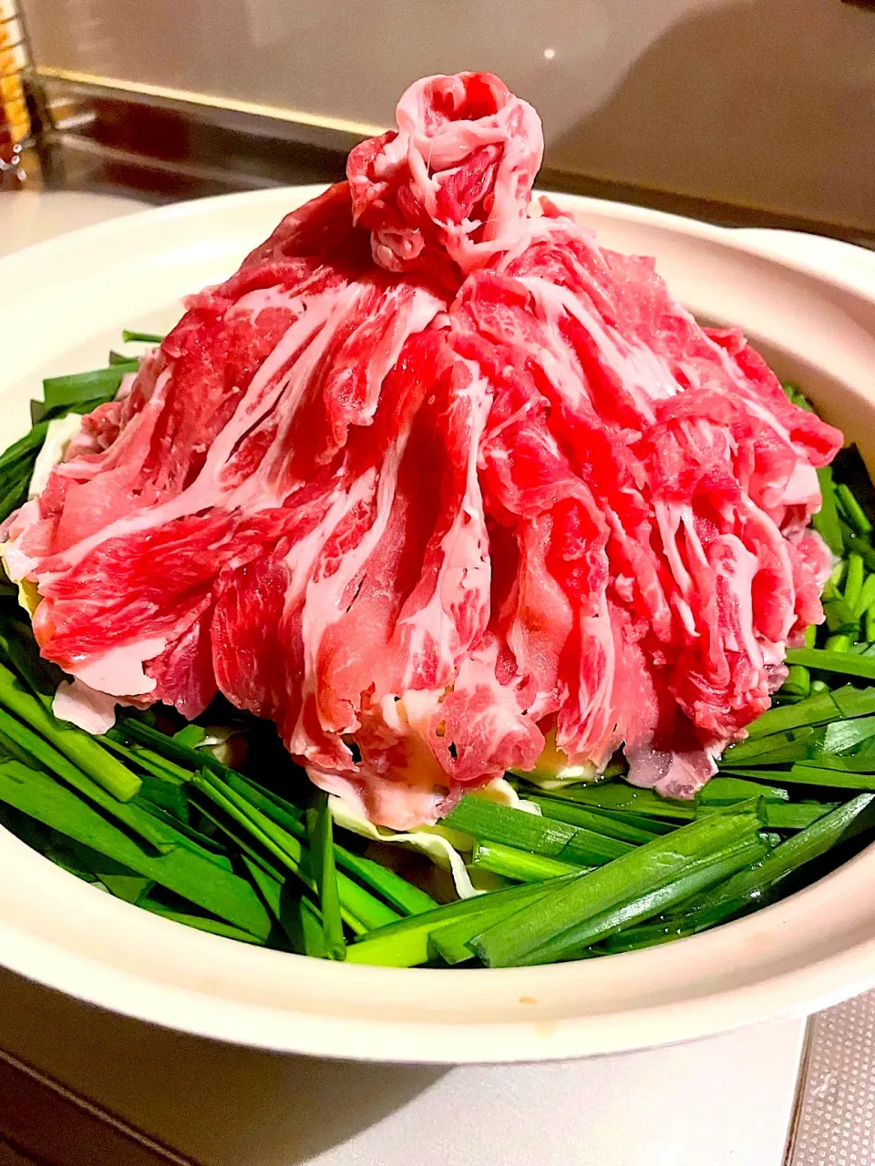 今夜はしゃぶしゃぶ用豚肉でお鍋|めんちゃんさん