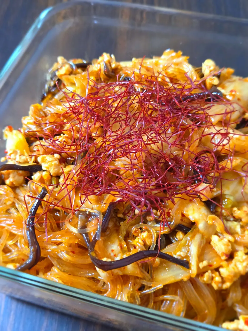 キムチ麻婆春雨|ぱんだのままんさん