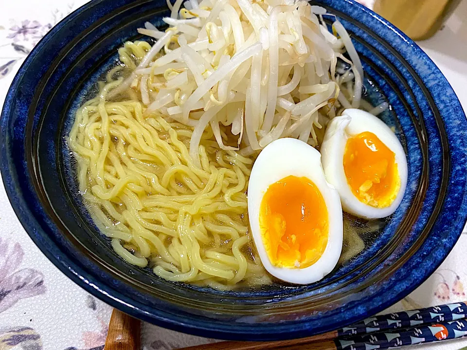 シンプル塩ラーメン|単身赴任のっちさん