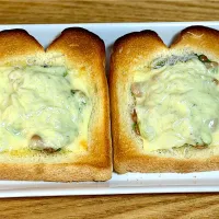 ☆しらす納豆チーズトースト|まぁたんさん