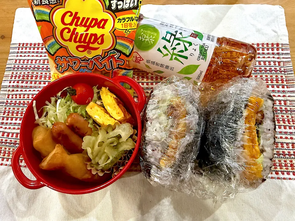 今日のヤツのおにぎらず（R7.11.10）|え〜かさん