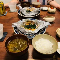 鮭ハラスのホイル焼き|タロッカ主夫見習いさん