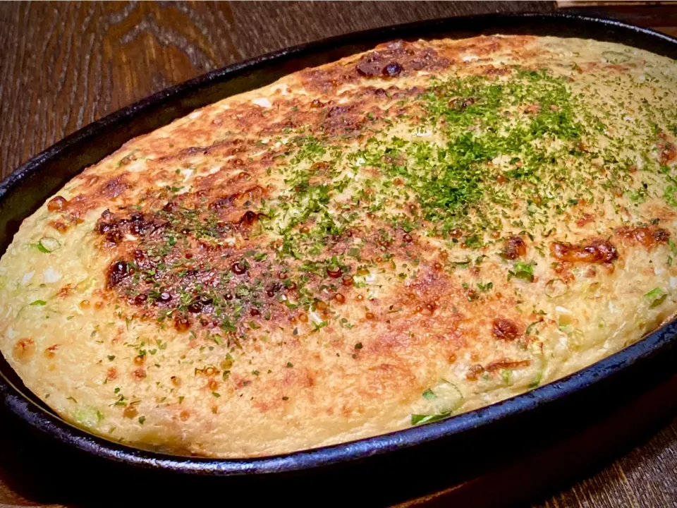 砂丘芋(長芋)ふわとろ鉄板焼き|mottoさん