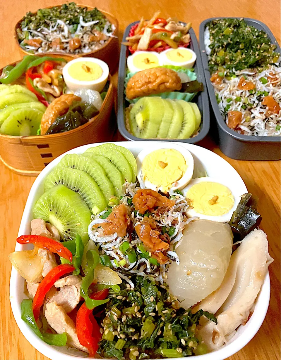 家族お弁当🍱୧⃛(๑⃙⃘◡̈︎๑⃙⃘)୨⃛❤️|ふみぃさん