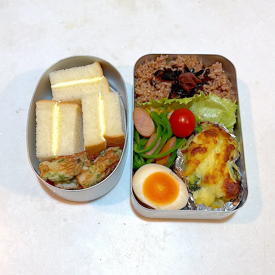 今日のオット弁当と、高３ムスメ弁当。|chi.aさん