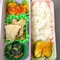 生姜焼き弁当|あおのりさん