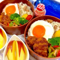 今日の夫婦弁⁽⁽ ◟(灬 ˊωˋ 灬)◞ ⁾⁾💕|桃実さん