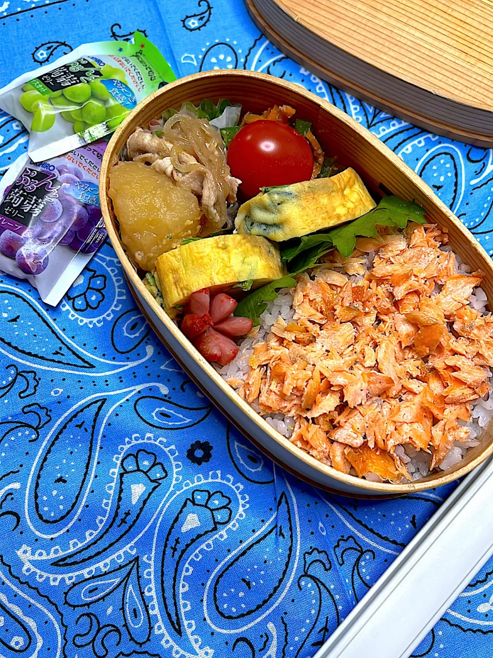 11/11 鮭ご飯肉じゃが弁当|JUNe28さん