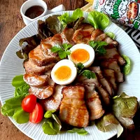 超簡単　漬けて焼くだけで焼豚| とんちんさん