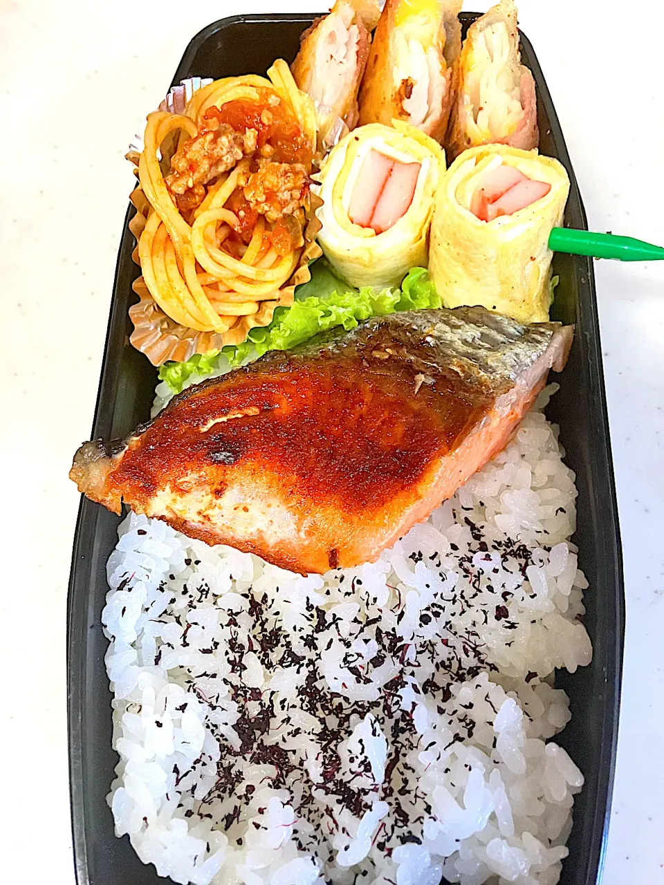 鮭弁当|ピンキーさん