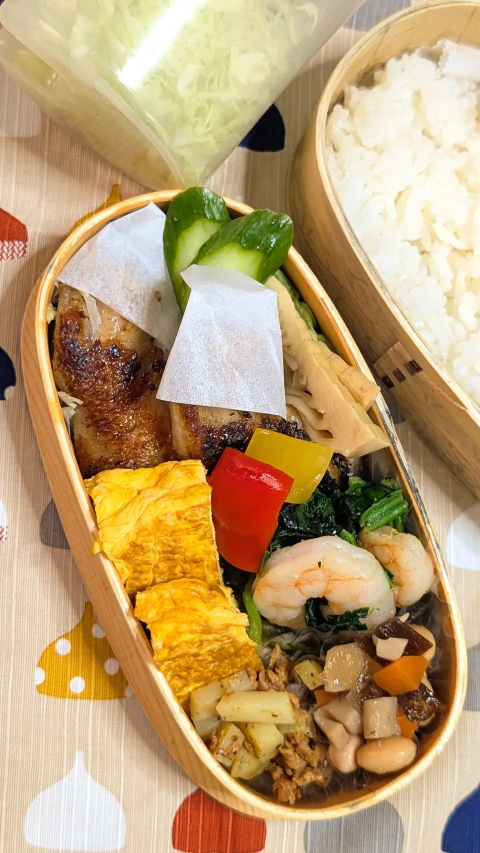 本日のお弁当〜手羽先弁当|f.1125beさん