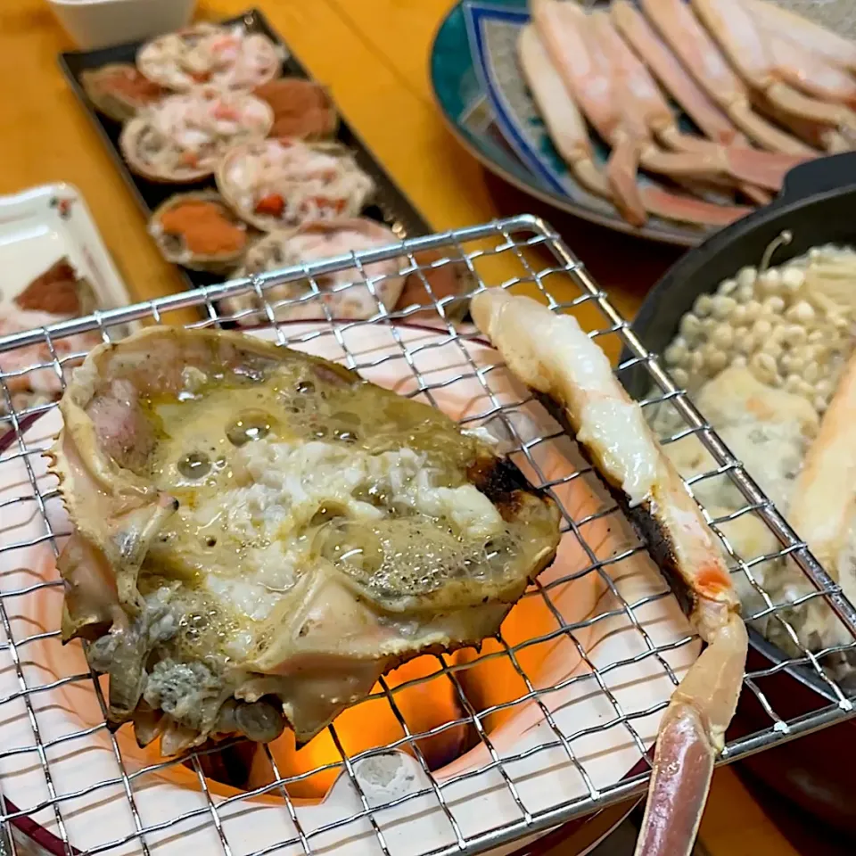 焼きガニと甲羅焼き|きのみんさん