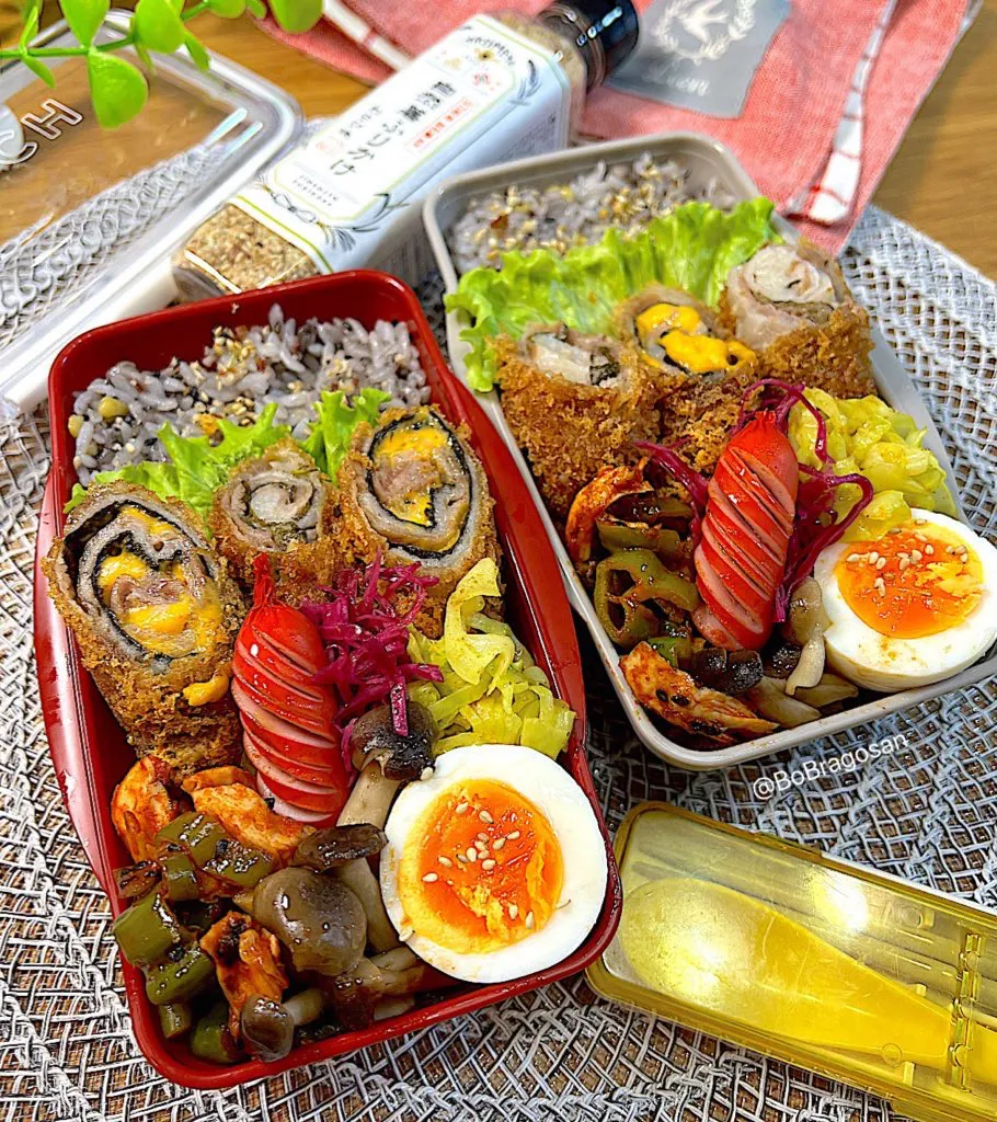 梅しそロールカツと海苔チーズロール|ラゴさん。さん