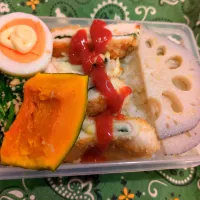 ささみチーズ揚げ弁当| まゆみさん