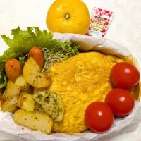 11/11のお弁当　オムライス弁当|卯月さん