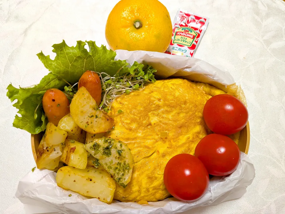 11/11のお弁当　オムライス弁当|卯月さん