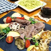 カットステーキ〜🥩🍷|とまと🍅さん