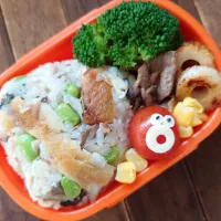 漢の…次女用🍱塩サバおにぎり弁当|ᵏᵒᵘさん