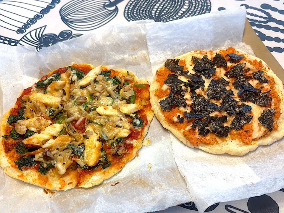 白玉粉と豆腐のピザ|ぺんさん