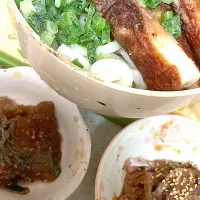 ちくわ天うどん、ゴマ鯖2種類|まみみさん