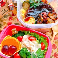 2025/11/11(火)デミグラスハンバーグ弁当|Blueberry🫐さん