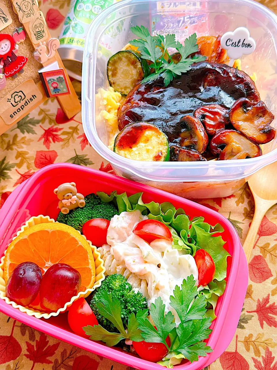 2025/11/11(火)デミグラスハンバーグ弁当|Blueberry🫐さん