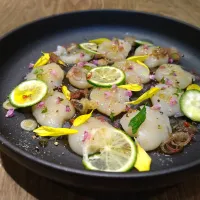 ホタテのカルパッチョ|古尾谷りかこさん