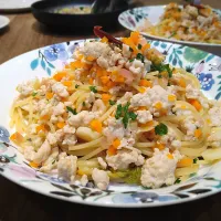 チキンラグーのビネガースパゲティ|古尾谷りかこさん