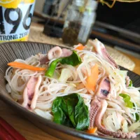 ｲｶ焼きﾋﾞｰﾌﾝ|まりおさん