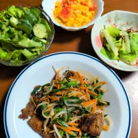 もやしとレバーの炒め物|ぱやさん